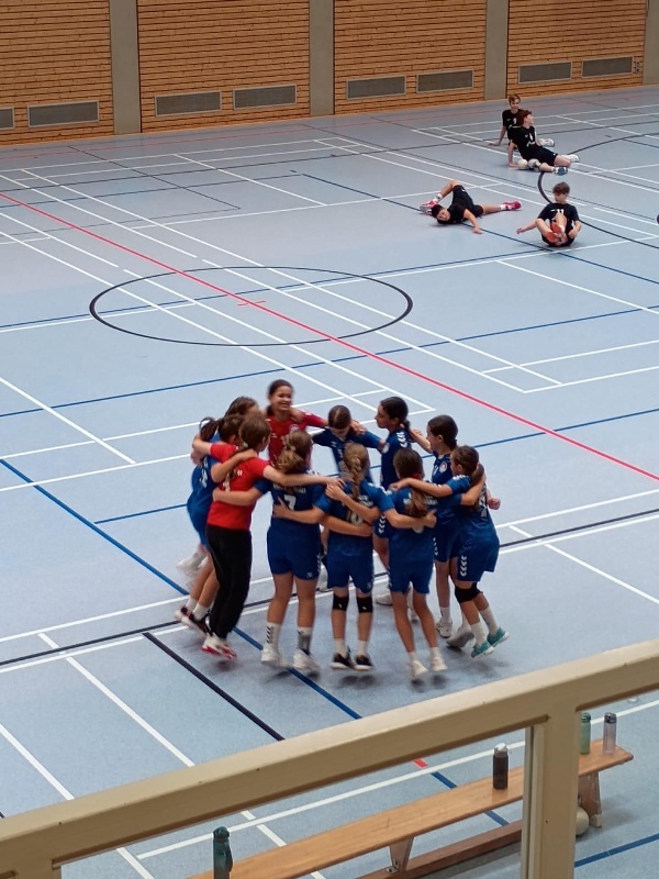 Die weibliche D-Jugend gewinnt ihr Heimspiel gegen die JSGwD Hattersheim/Sindlingen/Zeilsheim mit 27:15 (14:8)